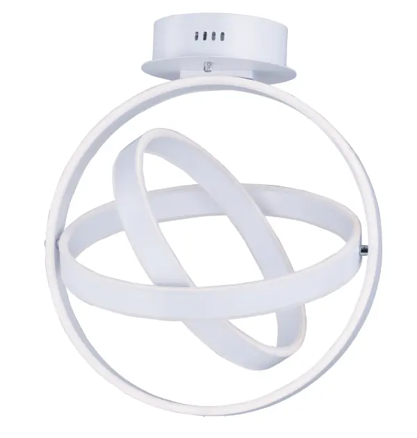 Gyro LED Flush Mount in Matte White - Image 1