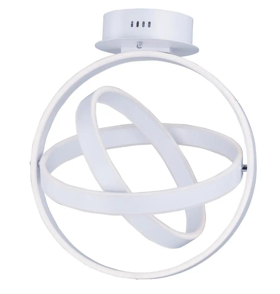 Gyro LED Flush Mount in Matte White - Image 1