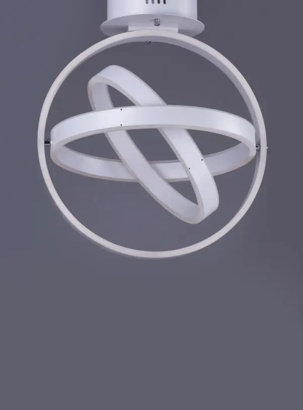Gyro LED Flush Mount in Matte White - Image 2