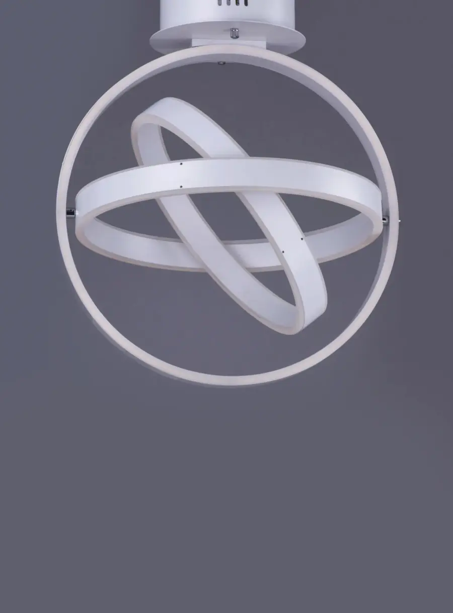 Gyro LED Flush Mount in Matte White - Image 2