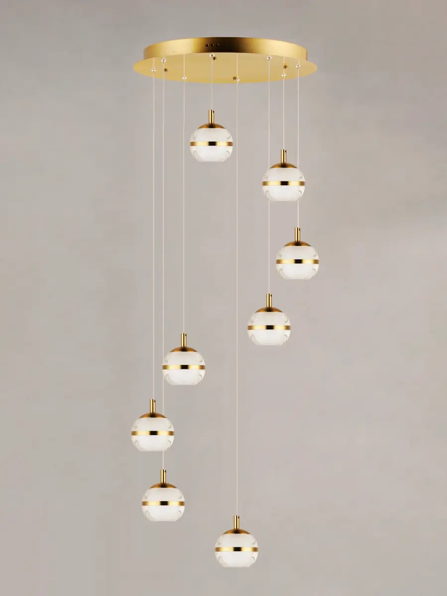 Swank 8-Light LED Multi-Light Pendant - Image 2