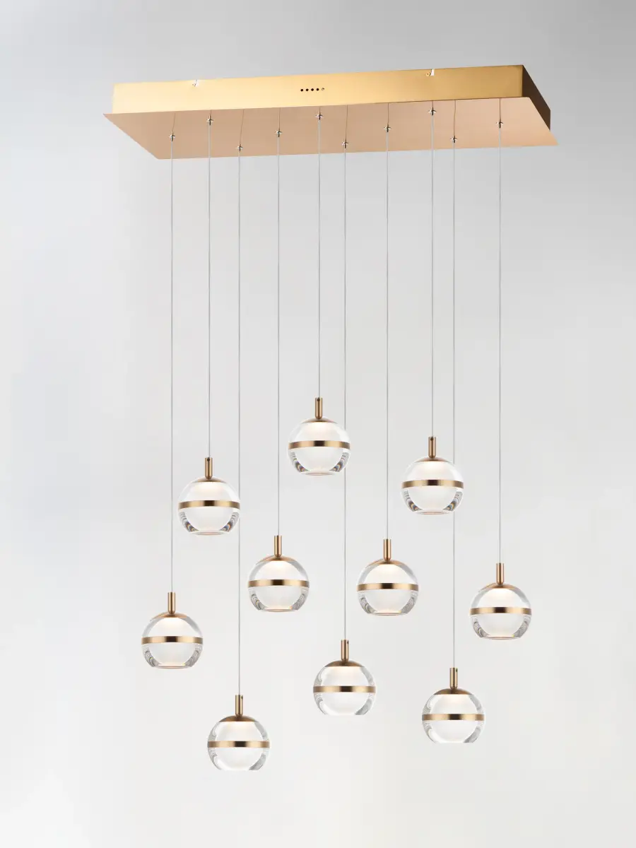 Swank LED 10-Light Linear Pendant - Image 2