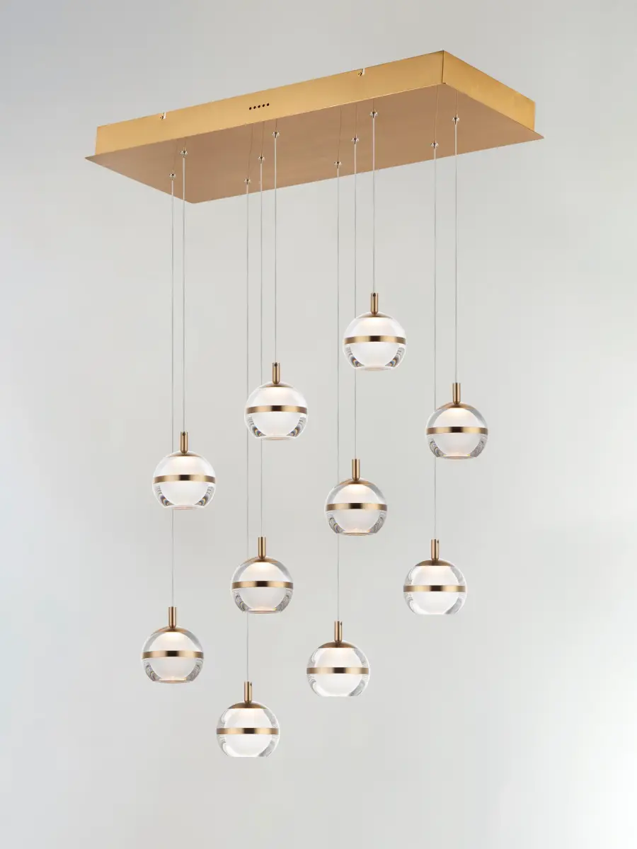 Swank LED 10-Light Linear Pendant - Image 4