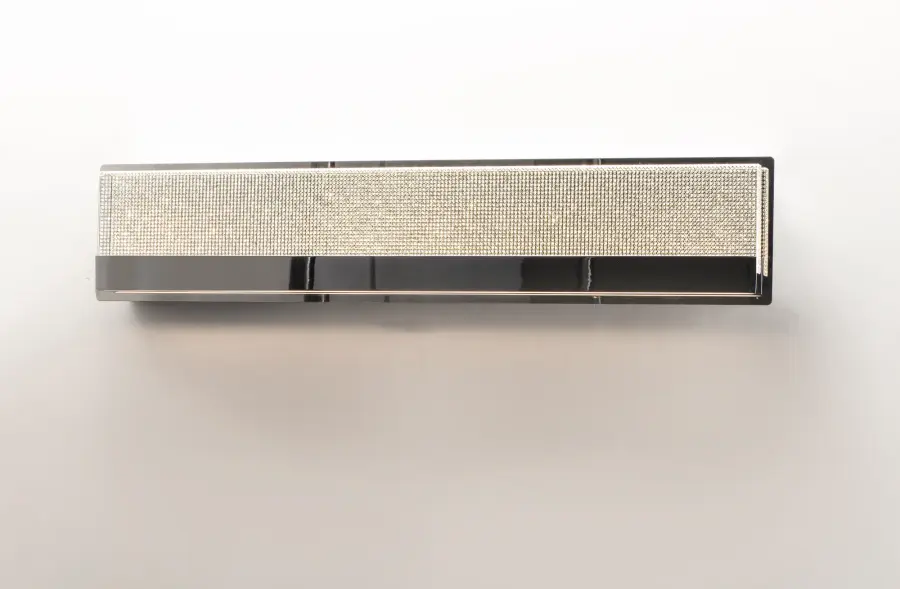 Glamorous Crystal-Embedded LED Vanity Light with Dual Illumination - Image 2