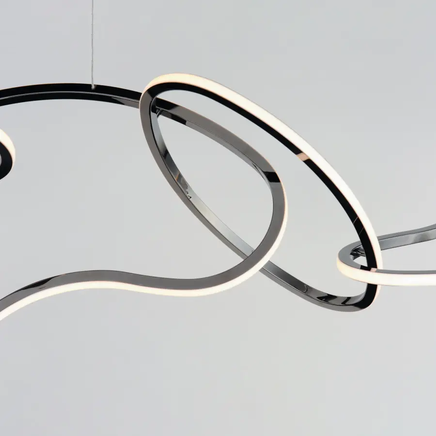 Sculptural Linear Pendant Blends Art and Illumination - Image 3