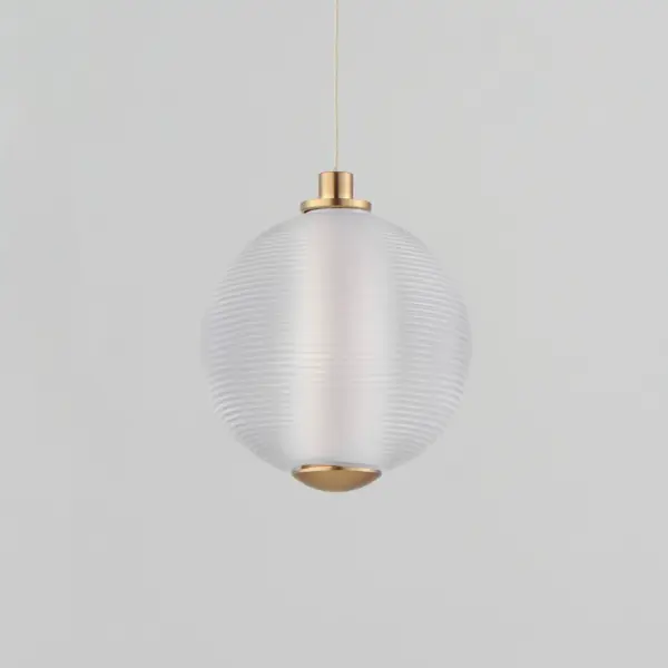 Rhythm Single LED Pendant in Gold - Image 2