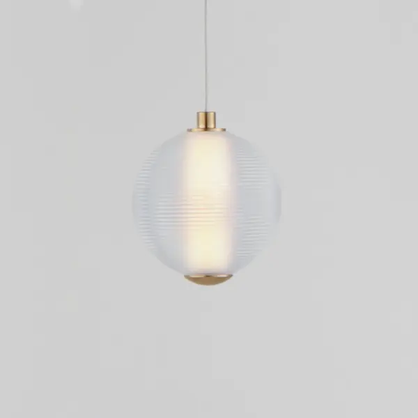 Rhythm Single LED Pendant in Gold - Image 3