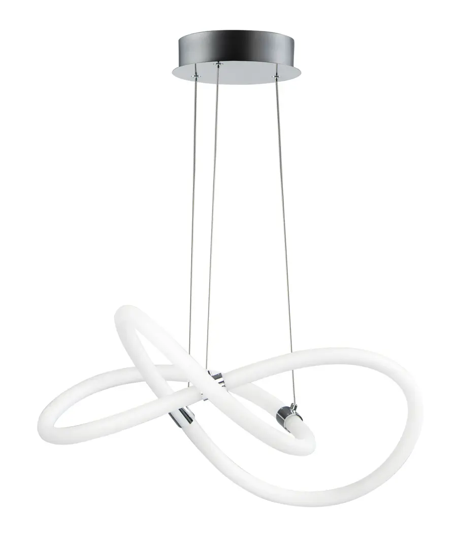 Tracer Single LED Pendant in Polished Chrome - Image 1