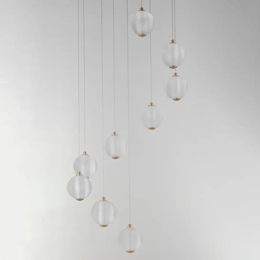 Rhythm 9-Light LED Multi-Light Pendant - Image 2