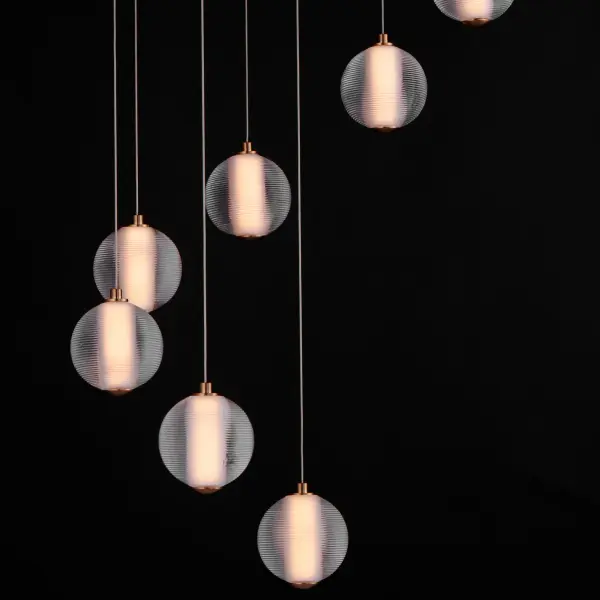 Rhythm 9-Light LED Multi-Light Pendant - Image 4
