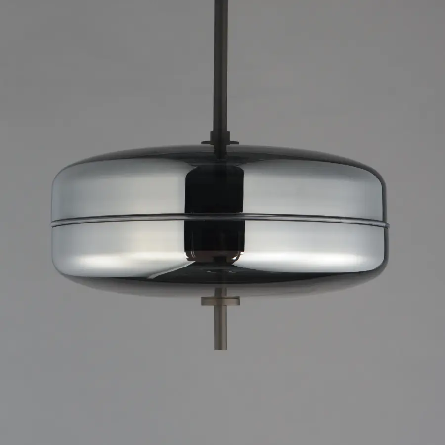 Voto 2-Light LED Multi-Light Pendant in Gunmetal - Image 2
