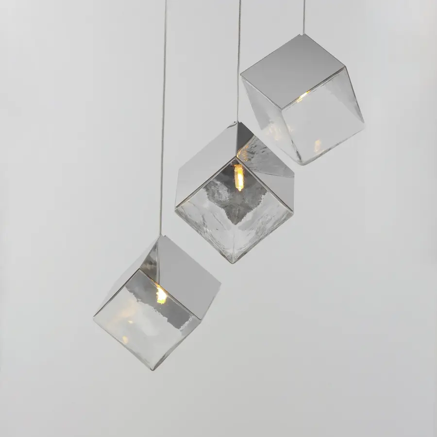 Ice Cube 3-Light LED Multi-Light Pendant - Image 2