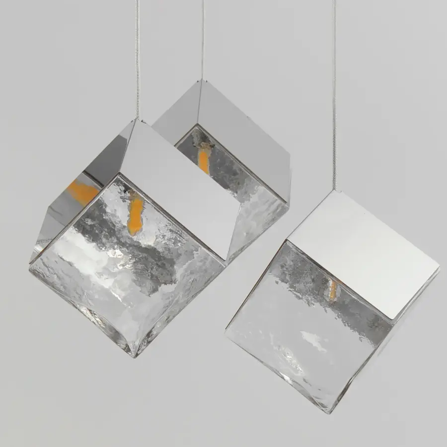 Ice Cube 3-Light LED Multi-Light Pendant - Image 3