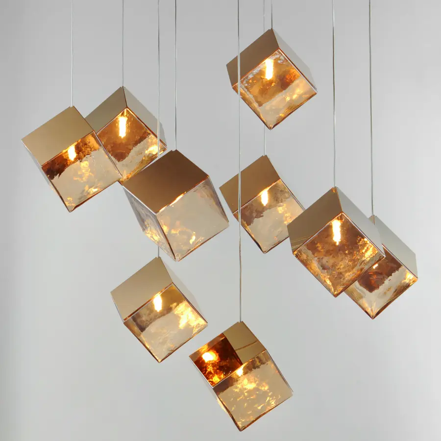 Ice Cube 9-Light LED Multi-Light Pendant - Image 2