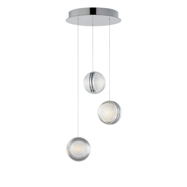 Sleek Contemporary Multi-Light with Sculptural LED Design - Image 1