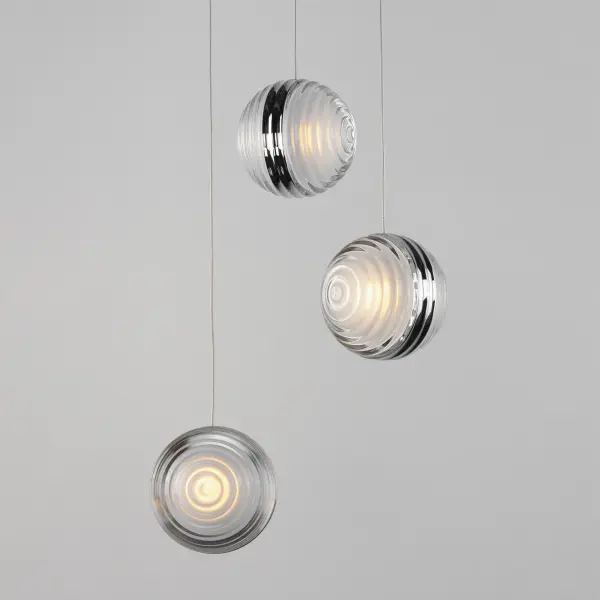Sleek Contemporary Multi-Light with Sculptural LED Design - Image 2