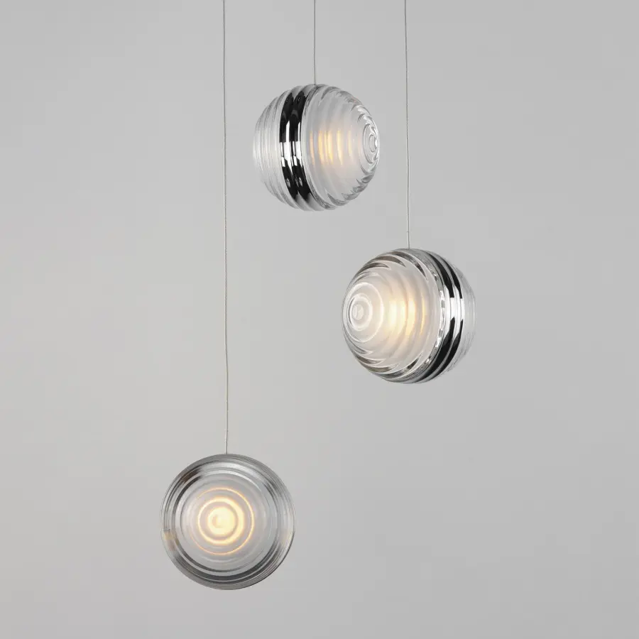 Sleek Contemporary Multi-Light with Sculptural LED Design - Image 2