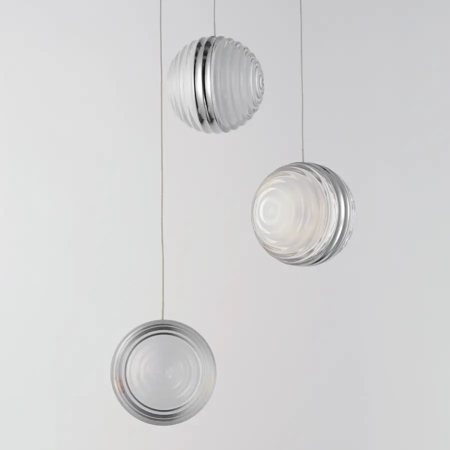 Sleek Contemporary Multi-Light with Sculptural LED Design - Image 3