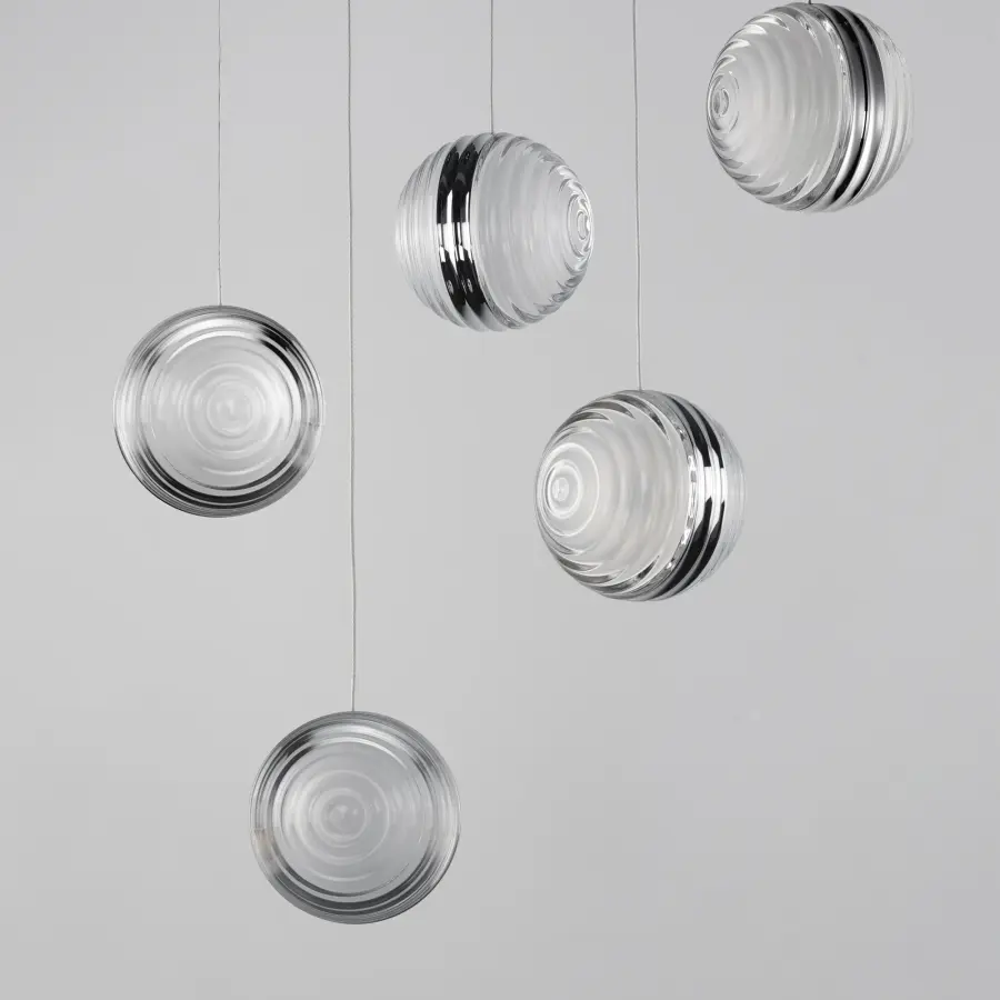 Sleek Contemporary Multi-Light with Sculptural LED Design - Image 2
