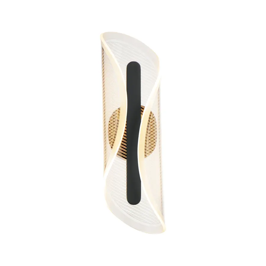 Manta 17" LED Wall Sconce in Black - Image 1