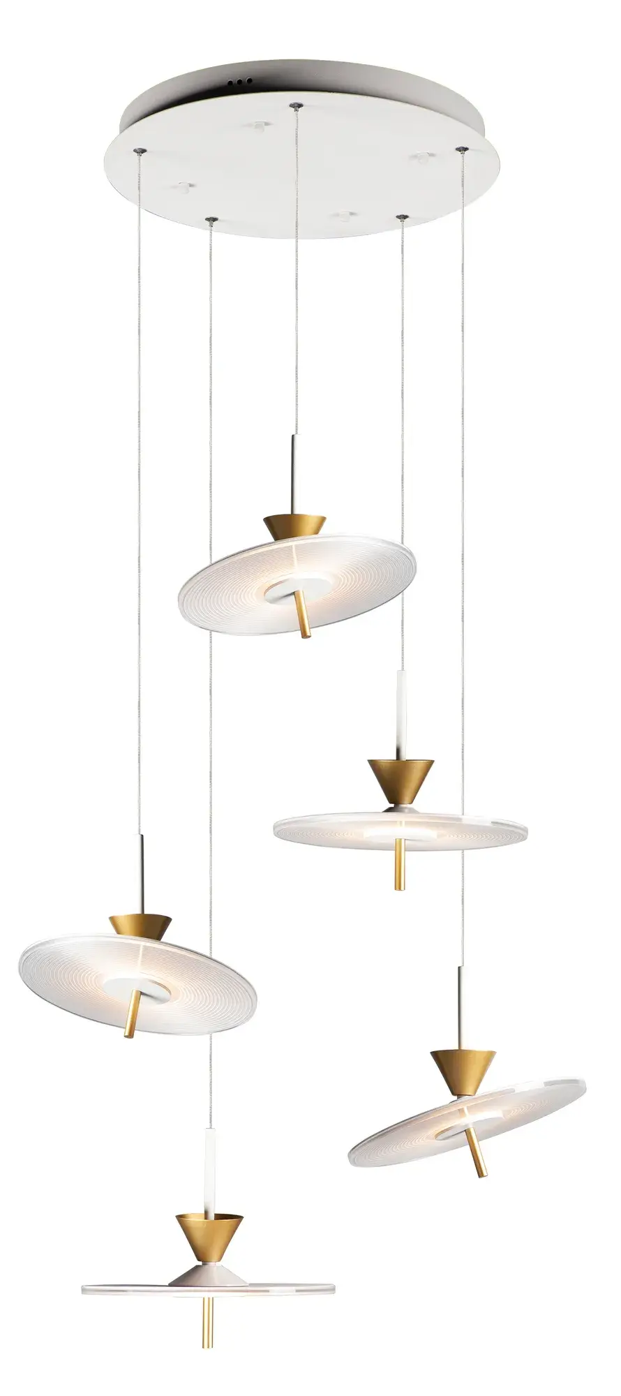 Circuit 5-Light LED Multi-Light Pendant - Image 1