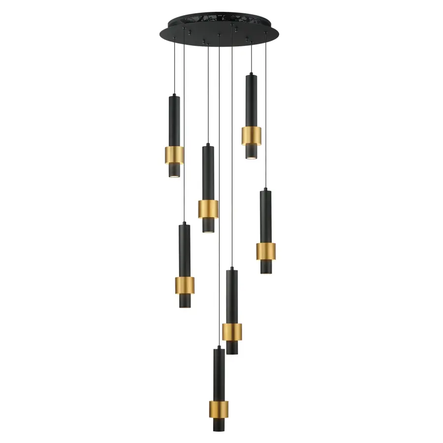 Reveal 7-Light LED Multi-Light Pendant - Image 1