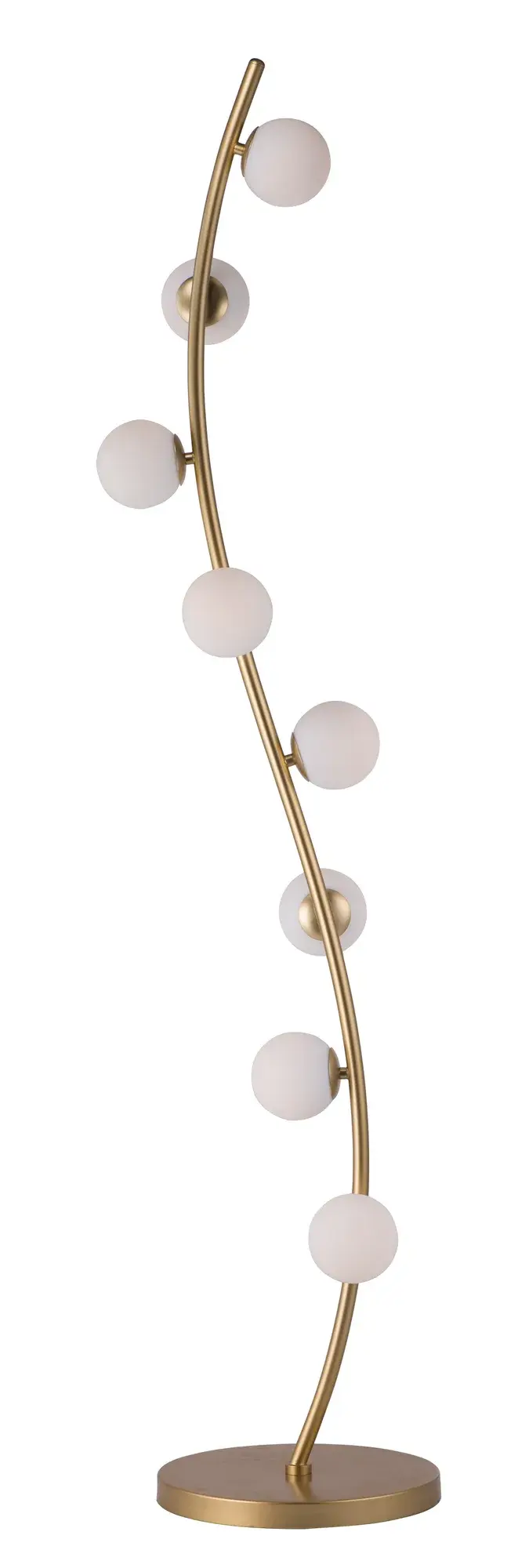 Rover LED Floor Lamp in Metallic Gold - Image 1