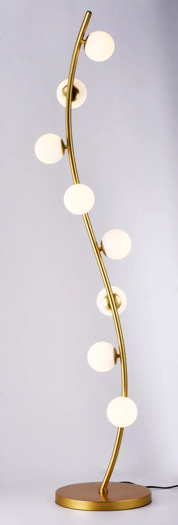 Rover LED Floor Lamp in Metallic Gold - Image 3