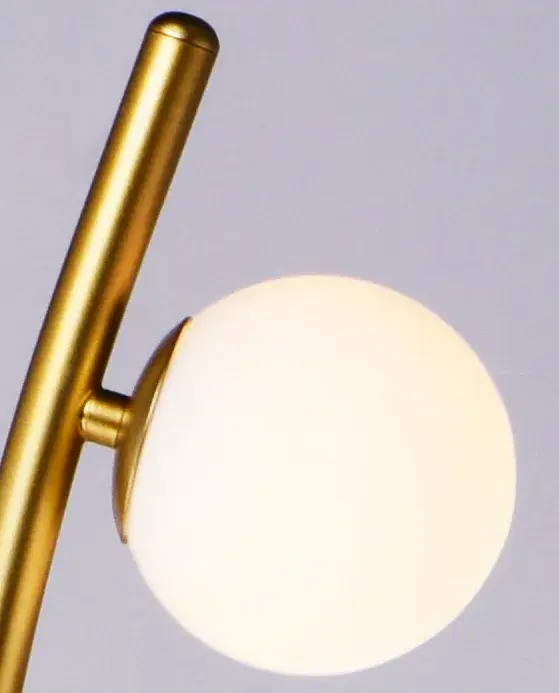 Rover LED Floor Lamp in Metallic Gold - Image 4