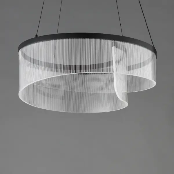Sonata Multi-Light LED Pendant in Matte Black - Image 3