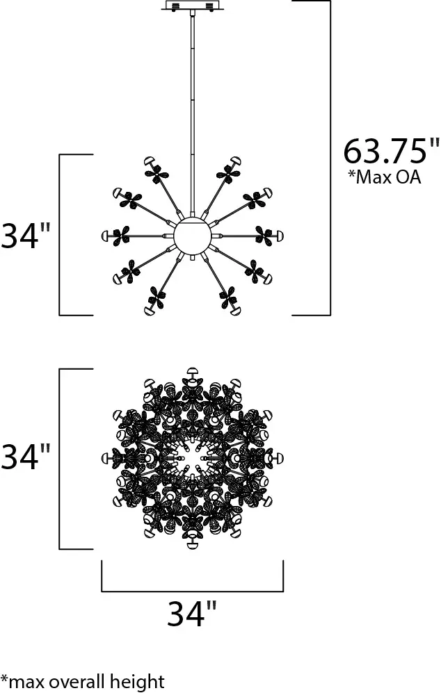 Supernova Multi-Light LED Pendant - Image 5
