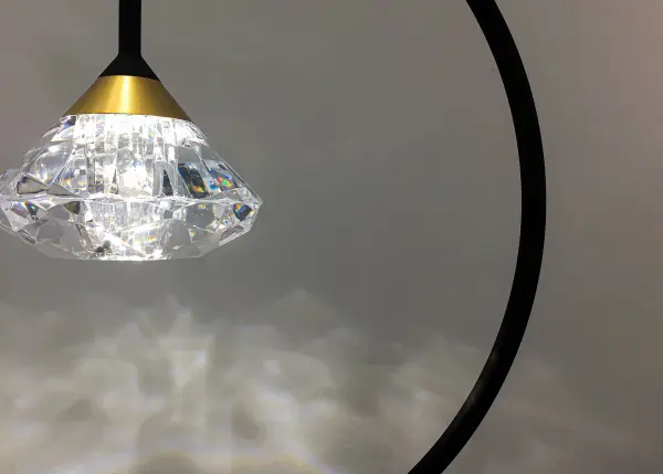 Sculptural LED Task Lamp with Pivoting Arm for Bedside Reading - Image 4