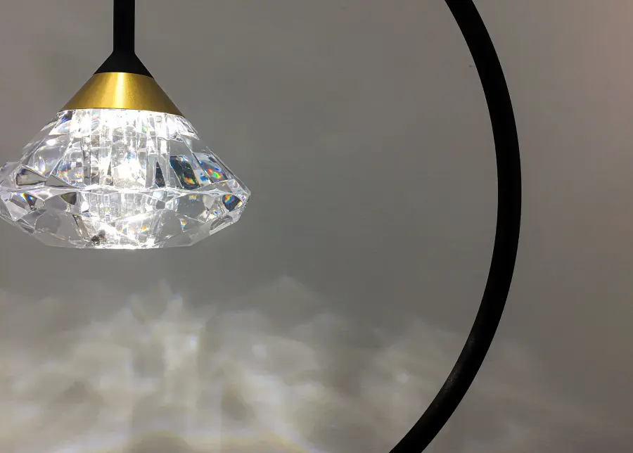 Sculptural LED Task Lamp with Pivoting Arm for Bedside Reading - Image 4