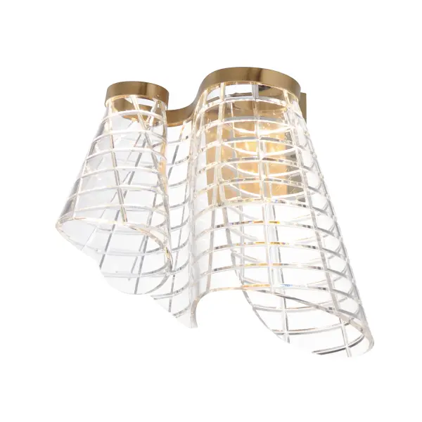 Sculptural LED Sconce with Scottish-Inspired Design & Adjustable Color - Image 1