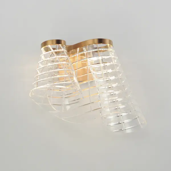 Sculptural LED Sconce with Scottish-Inspired Design & Adjustable Color - Image 3