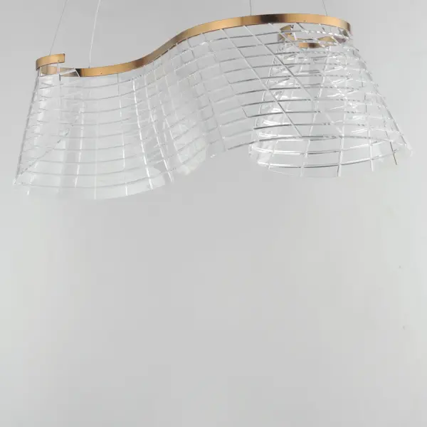 Sculptural Linear Pendant with Scottish-Inspired Design - Image 3