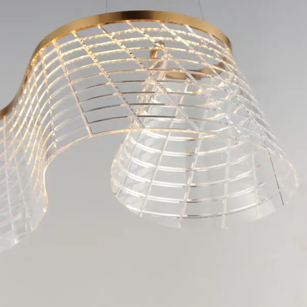 Sculptural Linear Pendant with Scottish-Inspired Design - Image 4