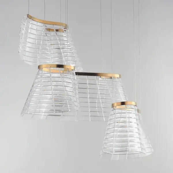 Sculptural Multi-Light with Scottish-Inspired Design & Adjustable Color - Image 2