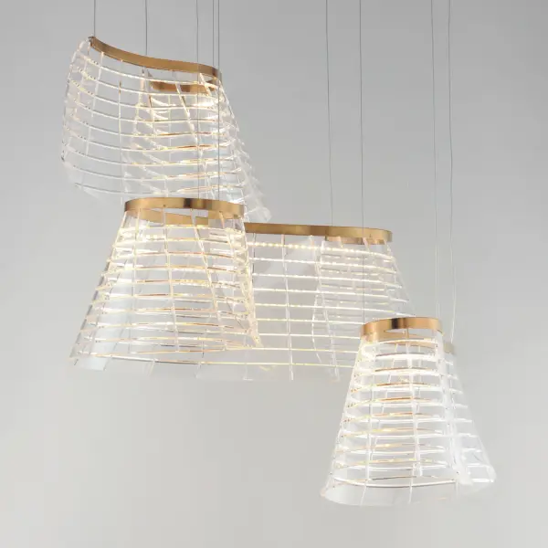 Sculptural Multi-Light with Scottish-Inspired Design & Adjustable Color - Image 3