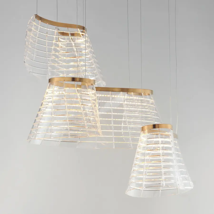 Sculptural Multi-Light with Scottish-Inspired Design & Adjustable Color - Image 3
