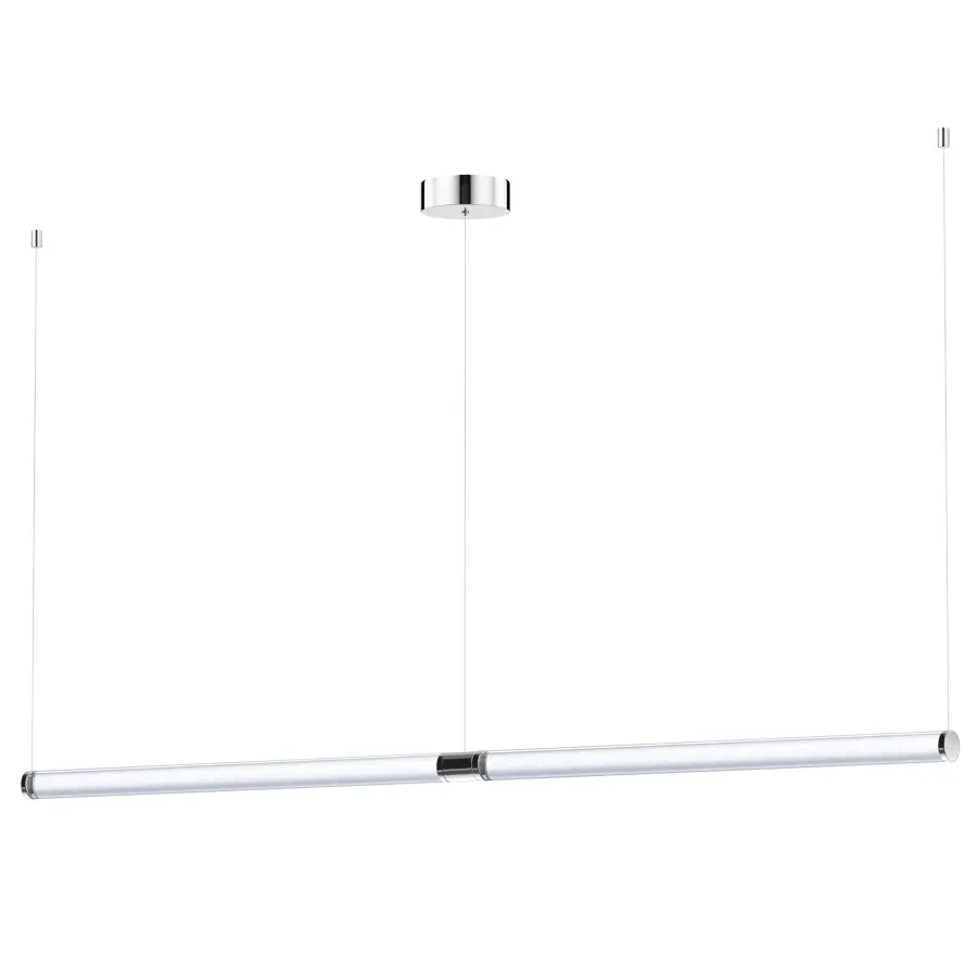Sleek 72" Linear LED Pendant with Adjustable Light Direction - Image 1