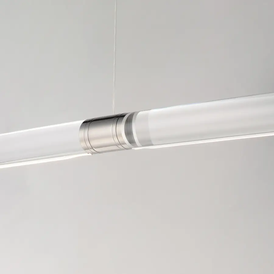 Sleek 72" Linear LED Pendant with Adjustable Light Direction - Image 2