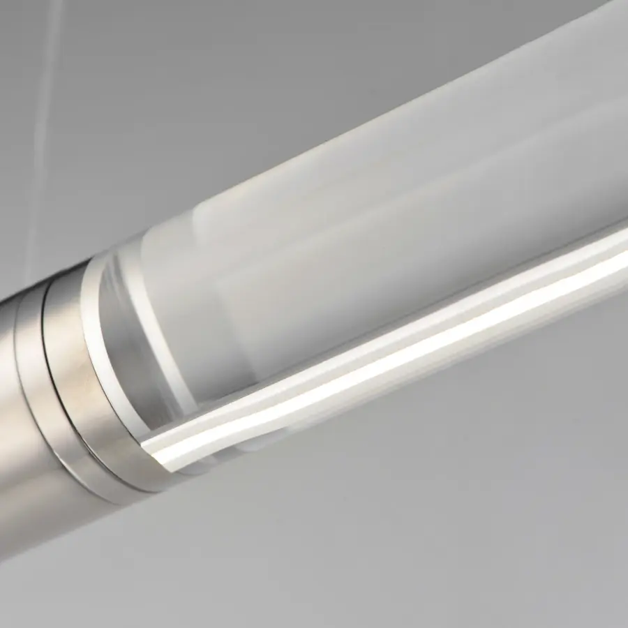 Sleek 72" Linear LED Pendant with Adjustable Light Direction - Image 3