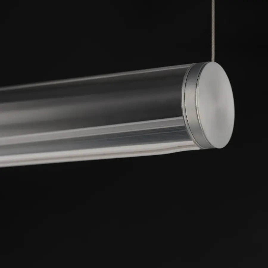 Sleek 72" Linear LED Pendant with Adjustable Light Direction - Image 4