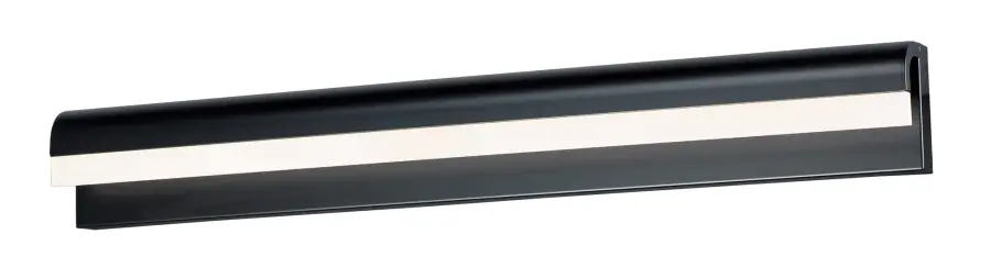 Waterfall 36" LED Bath Vanity in Black - Image 1