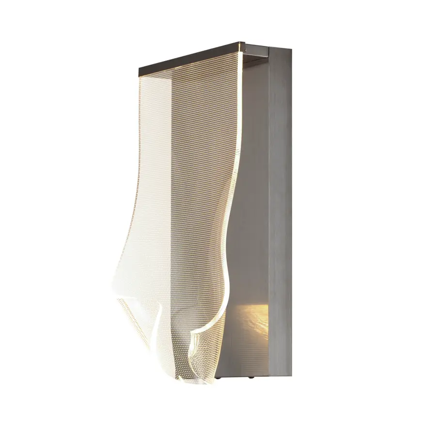 Rinkle LED Wall Sconce in Brushed Gunmetal - Image 1