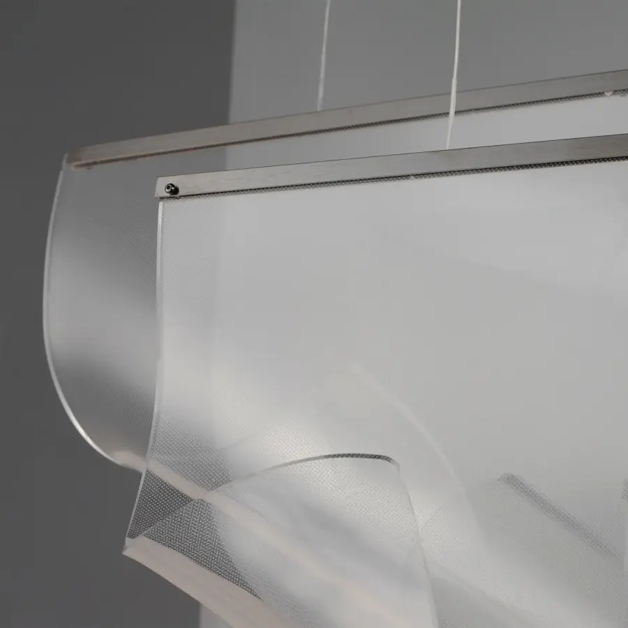 Rinkle 3-Light Linear LED Pendant in Brushed Gunmetal - Image 4