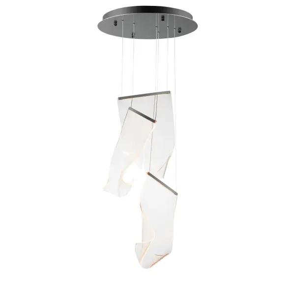 Rinkle 3-Light LED Multi Pendant in Brushed Gunmetal - Image 1