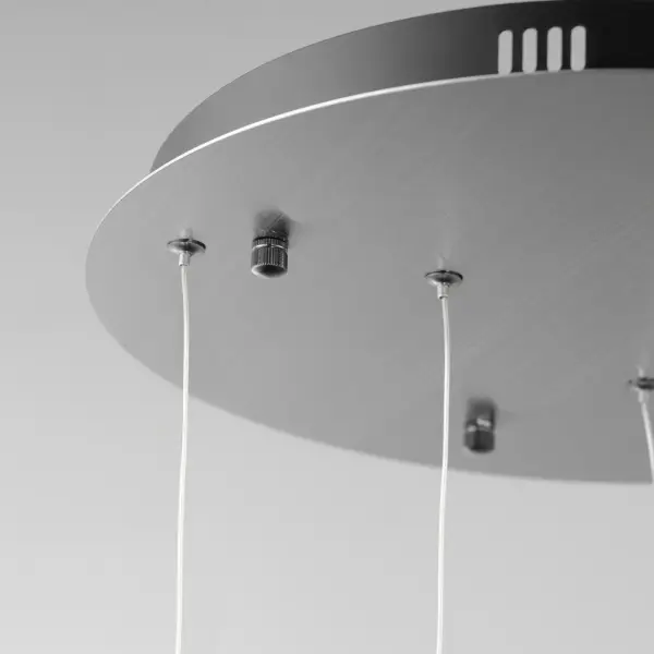 Rinkle 3-Light LED Multi Pendant in Brushed Gunmetal - Image 2