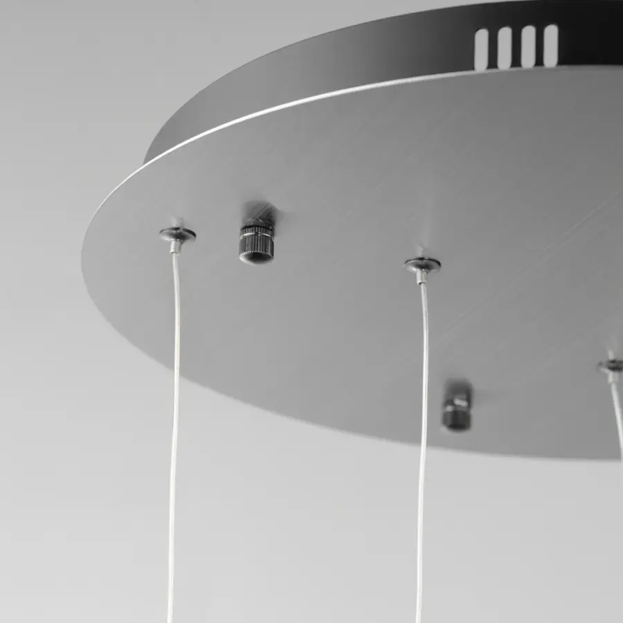 Rinkle 3-Light LED Multi Pendant in Brushed Gunmetal - Image 2